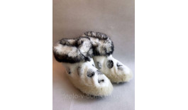 Чуні з овечої вовни