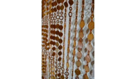 Штора дерев'яна «Краплі»