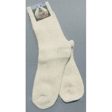 Шкарпетки "NEBAT" толстие, білі 43-46