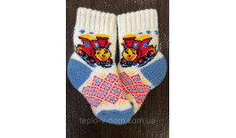 Шкарпетки дитячі з ангорової шерсті.