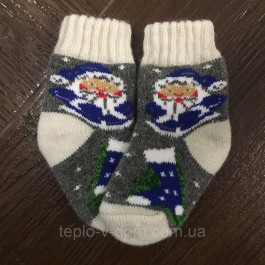 Шкарпетки дитячі з ангорової шерсті.