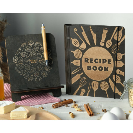 Книга для записів кулінарних рецептів "Recipe book"