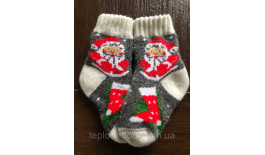 Шкарпетки з ангорової вовни. Носки дитячі вовняні. Розмір 3