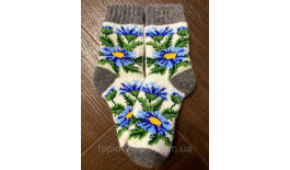 Шкарпетки з ангорової вовни. Носки дитячі вовняні. Розмір 3